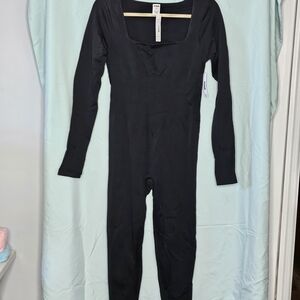 PINK Victoria's Secret Black Jumpsuit